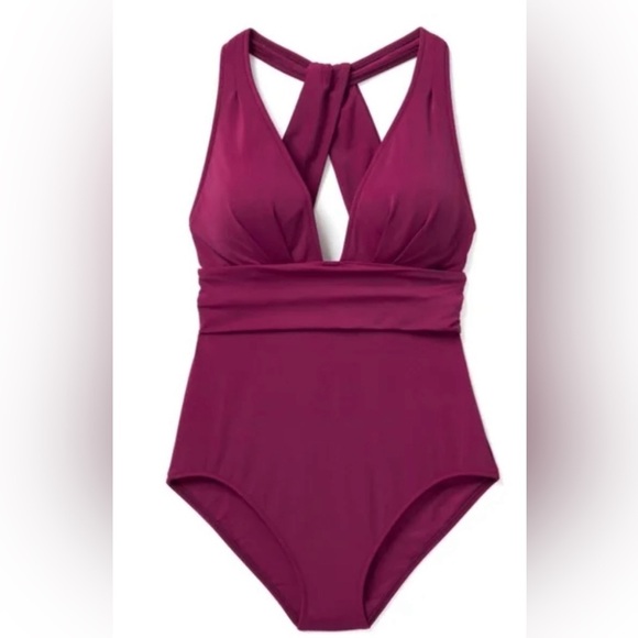 ADORE ME Modern, Elegant One Piece Magenta Swimsuit size Large - Picture 1 of 8